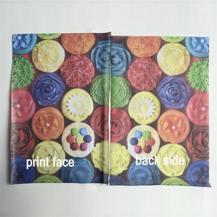 Eco-solvent Mirror Textile Flag Fabric  